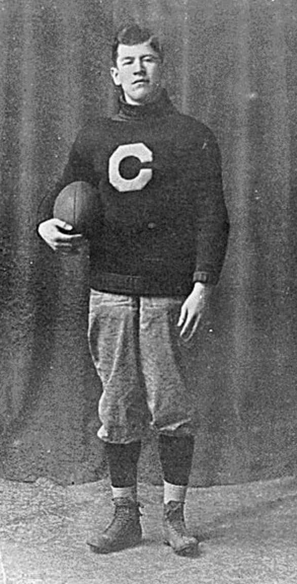 photo of Jim Thorpe with football
